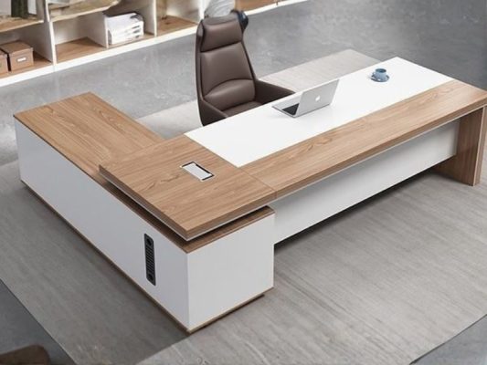 chất liệu bàn trưởng phòng